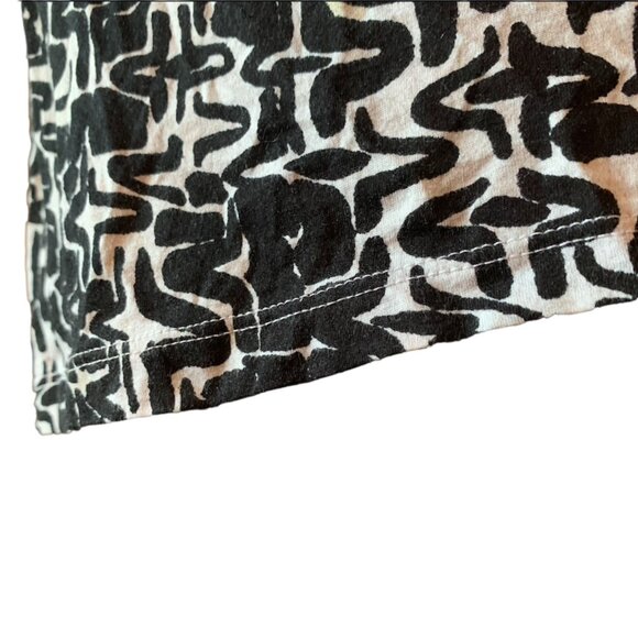 VELVET Black & white - Strapless Mini Tube Printed Dress – Size M - Picture 5 of 14